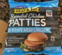 Mängden socker i breaded chicken patties