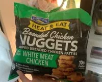 Mängden socker i Breaded chicken nuggets