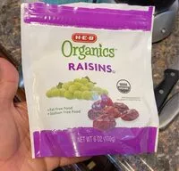 Mängden socker i Organic raisins