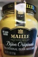 Mängden socker i Moutarde