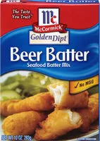 Mängden socker i Beer batter seafood mix