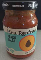 Mängden socker i Mild peach salsa, mild