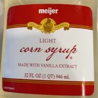 Mängden socker i Light corn syrup