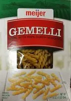 Mängden socker i Gemelli