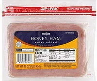 Mängden socker i Honey Ham Water Added