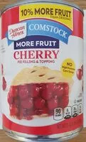 Mängden socker i Duncan hines, comstock, pie filling & topping, cherry