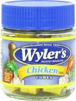 Mängden socker i Instant bouillon chicken cubes