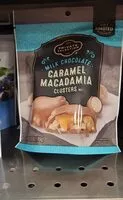 Mängden socker i Milk chocolate caramel macadamia clusters