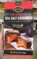 Mängden socker i Dark chocolate sea salt caramels