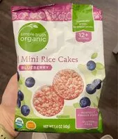 Mängden socker i Mini Rice Cakes-Blueberry