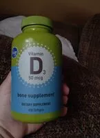 Mängden socker i vitamin  D 50mcg bone  supplement  dietary  supplement