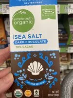 Mängden socker i Cacao dark chocolate with sea salt