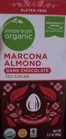 Mängden socker i Cacao marcona almond dark chocolate