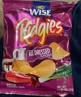 Mängden socker i Ridges All dressed flavored