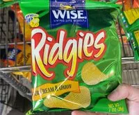 Mängden socker i Ridgies Sour Cream and Onion