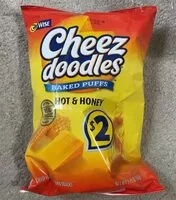 Mängden socker i Cheez doodles Baked puffs HOT & HONEY