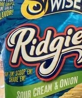 Mängden socker i Ridgies , sour cream and onion