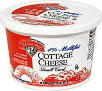 Mängden socker i Whole Milk Cottage Cheese
