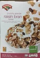 Mängden socker i Crunchy Granola Raisin Bran Cereal