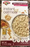 Mängden socker i instant oatmeal