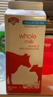 Mängden socker i Hannaford Lactose Free Whole Milk