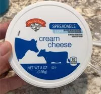 Mängden socker i Cream cheese