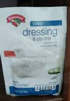 Mängden socker i Ranch dressing and dip mix