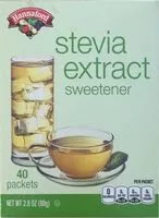 Mängden socker i Stevia Extract Sweetener
