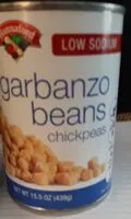 Mängden socker i Low sodium Garbanzo Beans Chickpeas