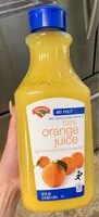 Mängden socker i 100% orange juice No Pulp