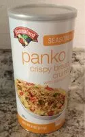 Mängden socker i Panko crispy bread crumbs with romano cheese