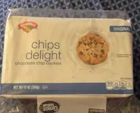 Mängden socker i Chips Delight chocolate chip cookies