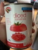 Mängden socker i Diced tomatoes  petite cut no salt added