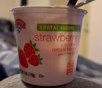 Mängden socker i Lowfat Strawberry yogurt