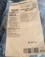 Mängden socker i Double chocolate chip cookie