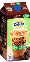 Mängden socker i Iced coffee light mocha