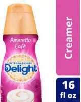 Mängden socker i Gourmet coffee creamer amaretto cafe