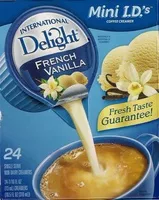 Mängden socker i International d french vanilla creamers