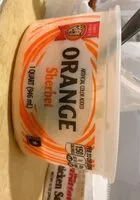 Mängden socker i Orange sherbert