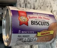 Mängden socker i Butter Me Nots Biscuits