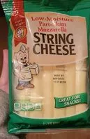 Mängden socker i String cheese
