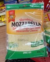 Mängden socker i Shredded mozzarella