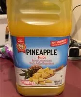 Mängden socker i Pineapple juice