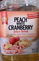 Mängden socker i Peach white cranberry