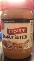 Mängden socker i Creamy Peanut Butter