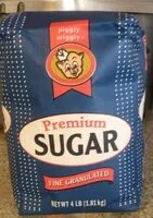 Mängden socker i Premium sugar