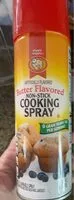 Mängden socker i Butter flavored cooking spray