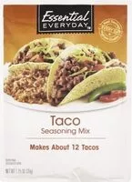 Mängden socker i Taco Seasoning Mix