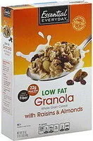 Mängden socker i Granola With Raisins & Almonds