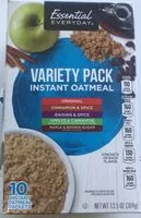 Mängden socker i Variety pack instant oatmeal
